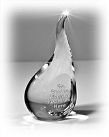 Glass Tears Sculptures